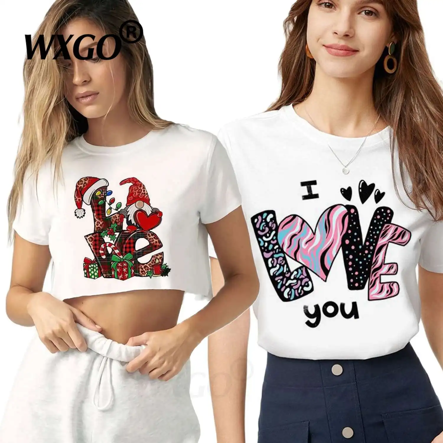I LOVE YOU Print Tops Women Kawii Sexy Crop Tops Graphic T Shirt for Women Casual O-neck Short Sleeves Tees Women Clothing
I LOVE YOU Print Tops Women Kawii Sexy Crop Tops Graphic T Shirt for Women Casual O-neck Short Sleeves Tees Women Clothing