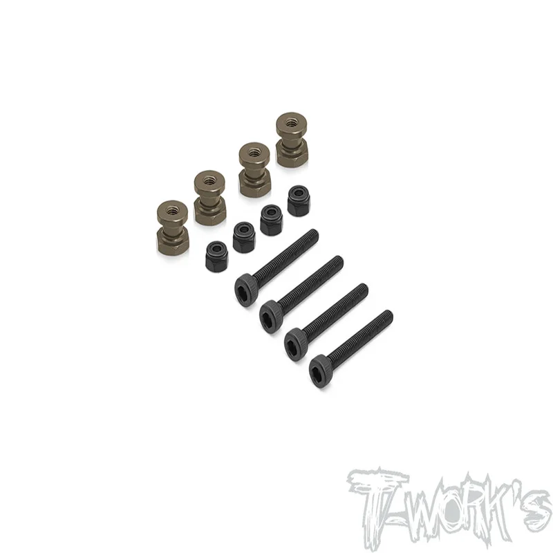 

Original T works TO-240-X Hard Coated 7075-T6 Alum. Shock Standoffs ( For Xray XB8 22/21/20/19/18 ) 4pcs.ssional Rc part