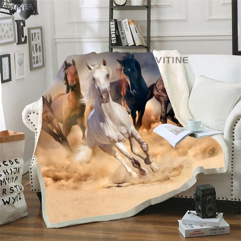 New Funny Sofa Bed Blanket Super Soft Warm Horses 3D Print Blanket Cover Fleece Throw Blanket B35
New Funny Sofa Bed Blanket Super Soft Warm Horses 3D Print Blanket Cover Fleece Throw Blanket B35