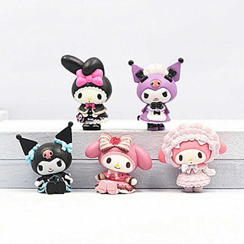 Kwaii Sanrio 5PCS KITTY Mini Lolita Melody Festive Series figure Toys Cartoon Doll Model Small Ornament Girlfriend Birthday Gift
Kwaii Sanrio 5PCS KITTY Mini Lolita Melody Festive Series figure Toys Cartoon Doll Model Small Ornament Girlfriend Birthday Gift
