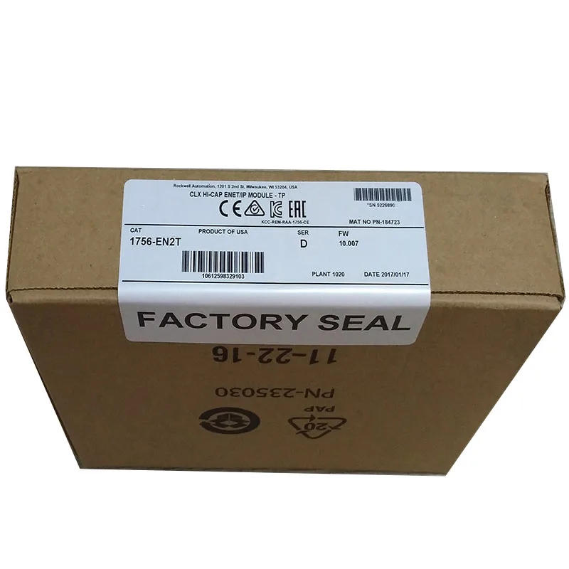 New Original In BOX 1756-EN2T 1756 EN2T {Warehouse stock} 1 Year Warranty Shipment within 24 hours 
New Original In BOX 1756-EN2T 1756 EN2T {Warehouse stock} 1 Year Warranty Shipment within 24 hours