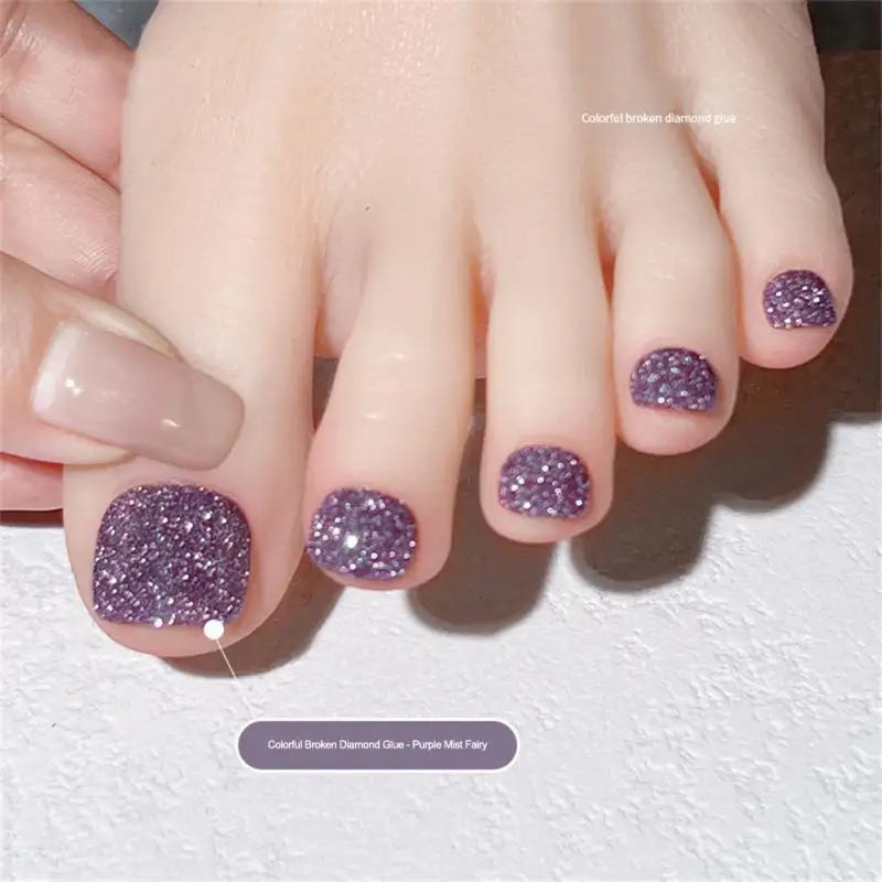 8colors Broken Drill Sequin Nail Polish Gel Broken Diamond Glitter Phototherapy Glue Colorful Soak Off UV LED Nail Art Manicure
8colors Broken Drill Sequin Nail Polish Gel Broken Diamond Glitter Phototherapy Glue Colorful Soak Off UV LED Nail Art Manicure
