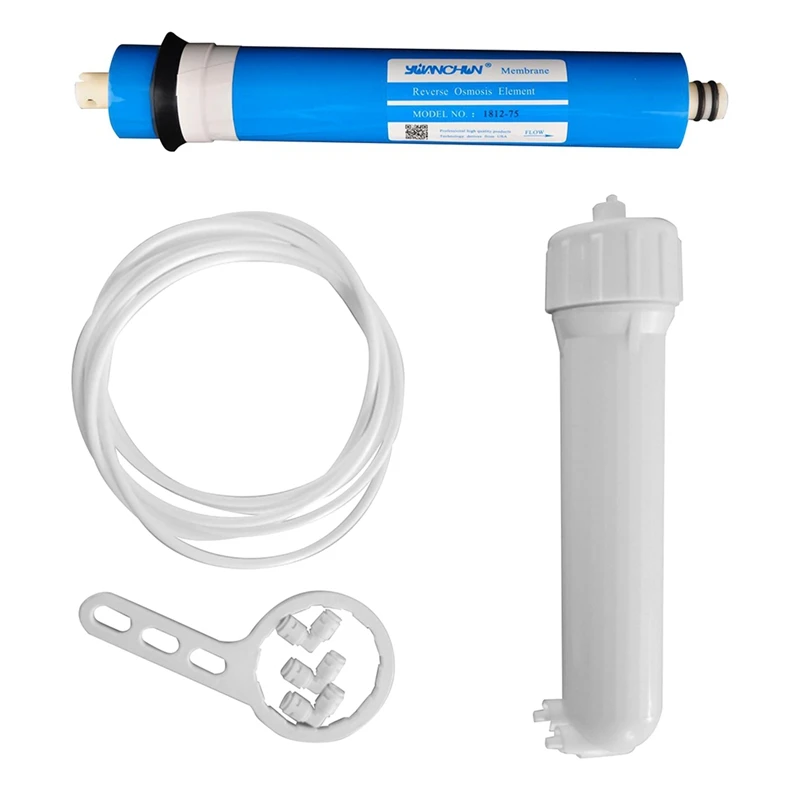 Water Filter 1812 RO Membrane Housing + 50Gpd Vontron RO Membrane + Reverse Osmosis Water Filter System Some Of Parts 
Water Filter 1812 RO Membrane Housing + 50Gpd Vontron RO Membrane + Reverse Osmosis Water Filter System Some Of Parts