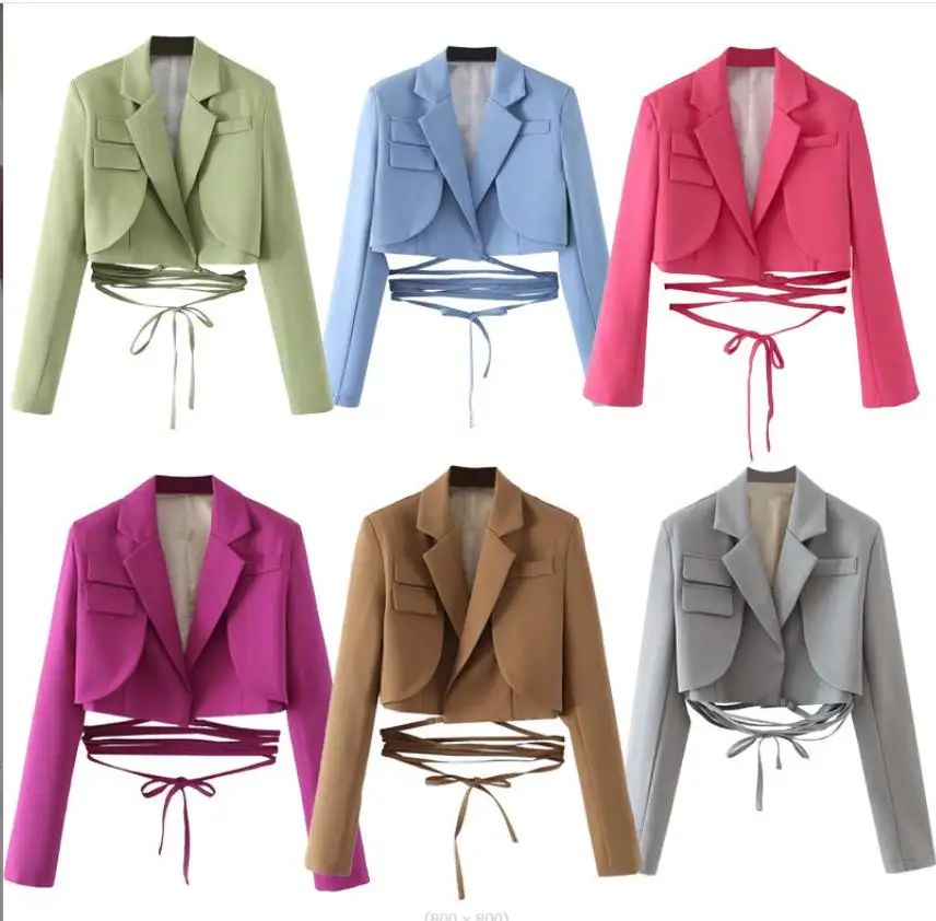 traf blazer woman spring 2023 korean women's fashion jackets solid waist tie rope short coats new in outerwears
traf blazer woman spring 2023 korean women's fashion jackets solid waist tie rope short coats new in outerwears