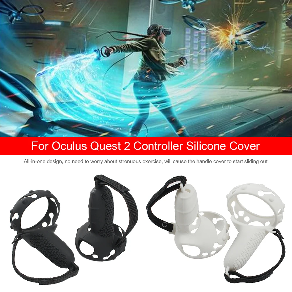 Eye Mask Pad Face Protective Cover Silicone Controller Protective Grip Cover Knuckle Strap for Oculus Quest 2
Eye Mask Pad Face Protective Cover Silicone Controller Protective Grip Cover Knuckle Strap for Oculus Quest 2