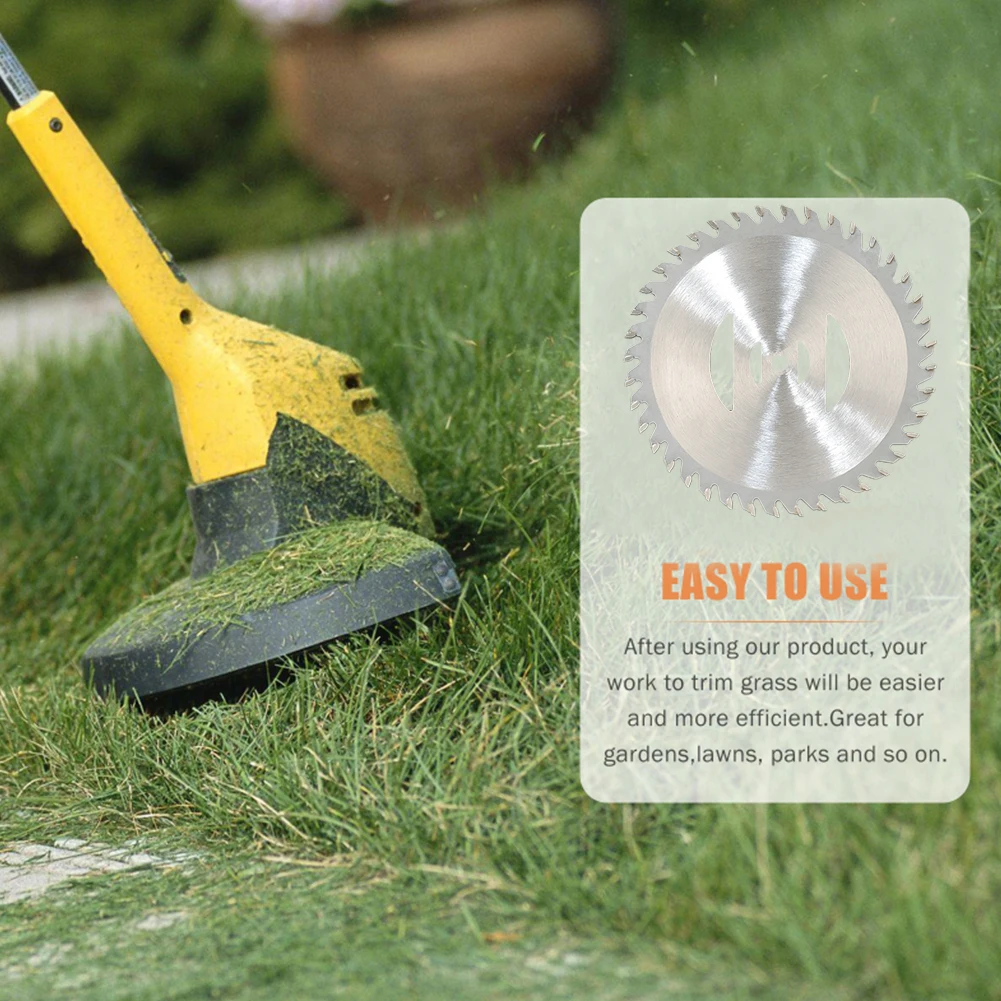 4.4inch 40Teeth Metal Grass Trimmer Heads Blade Replacement Saw Blade For Garden Durable Wheel Lawn Mower Brush Disc Saw Blades
4.4inch 40Teeth Metal Grass Trimmer Heads Blade Replacement Saw Blade For Garden Durable Wheel Lawn Mower Brush Disc Saw Blades