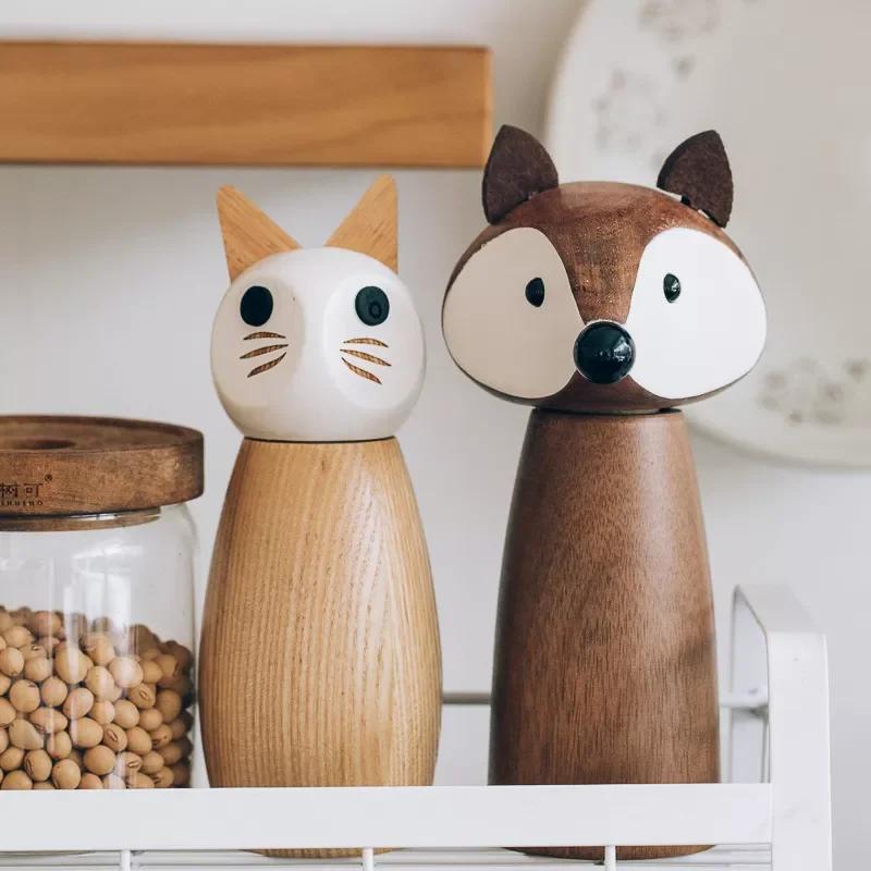 Cat Salt Pepper Grinder Ceramic Burr Mill For Herb Pepper Spice Sesame Adjustable Black pepper grinder Kitchen Grinding Gadgets
Cat Salt Pepper Grinder Ceramic Burr Mill For Herb Pepper Spice Sesame Adjustable Black pepper grinder Kitchen Grinding Gadgets