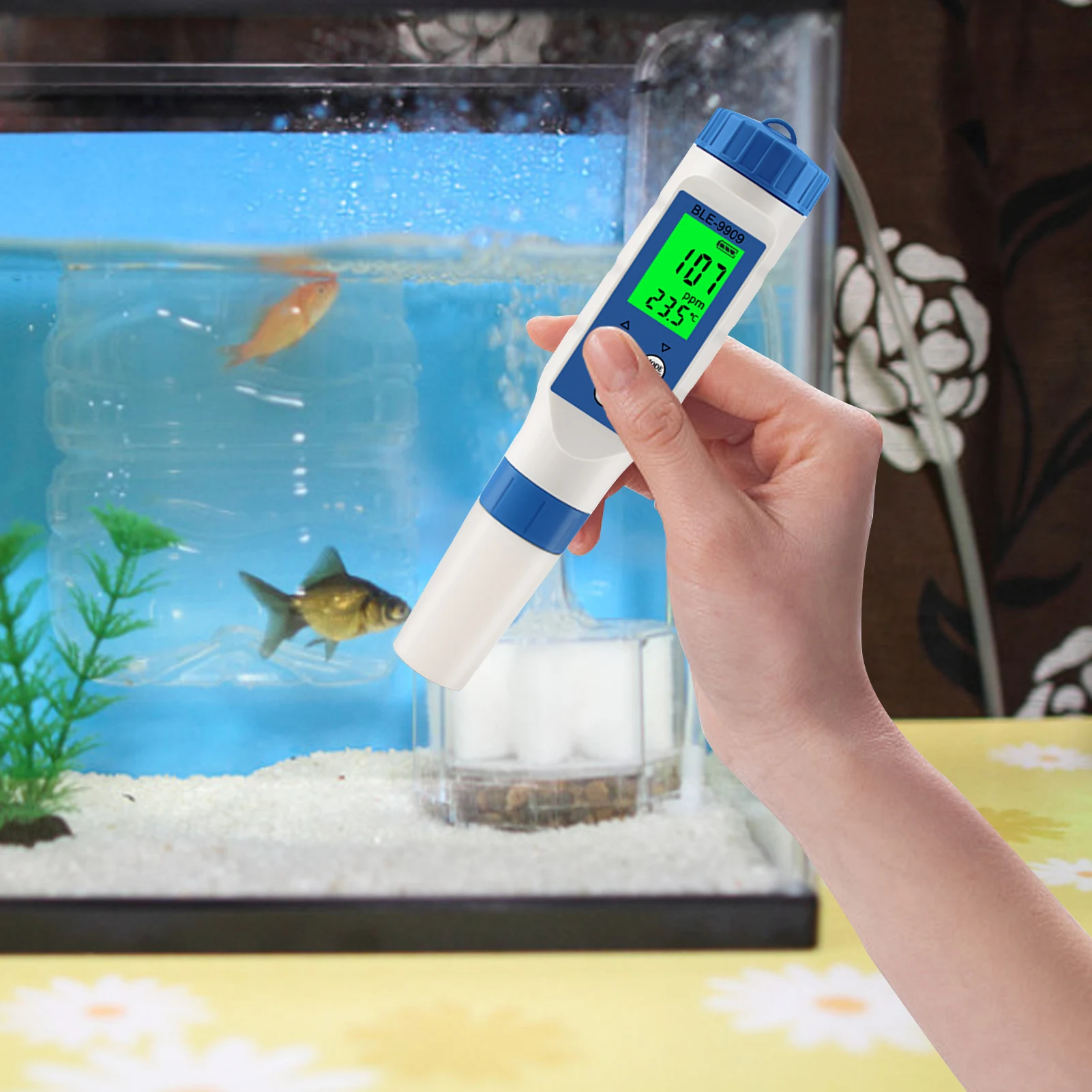 Water Quality Tester 5 In 1 In Smart PH Meter PH Tester PH/TDS/EC/SALT/TEMP High Accuracy Small In Size On Neck Transfer Data To
Water Quality Tester 5 In 1 In Smart PH Meter PH Tester PH/TDS/EC/SALT/TEMP High Accuracy Small In Size On Neck Transfer Data To