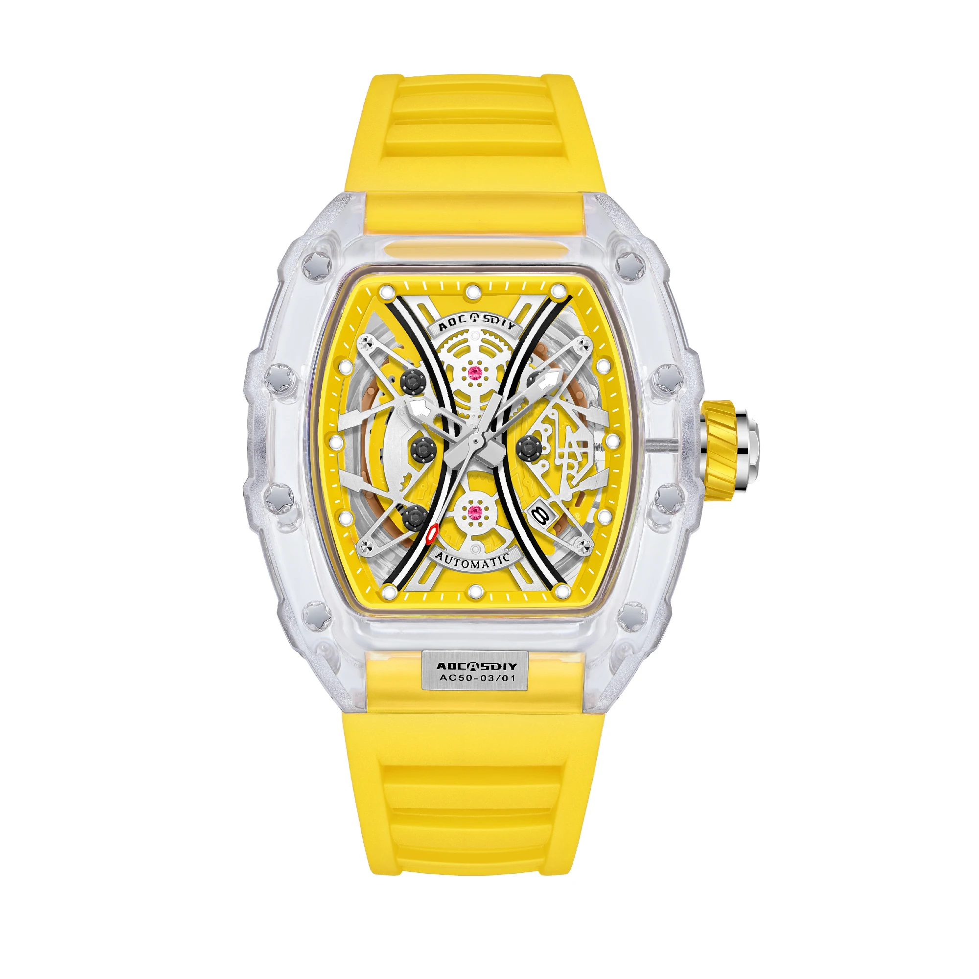 Skeleton Watch for Men Luminous Calendar Rectangle Waterproof Sport Watches Man Clock Mens Watches Top Brand Luxury Montre Homme
Skeleton Watch for Men Luminous Calendar Rectangle Waterproof Sport Watches Man Clock Mens Watches Top Brand Luxury Montre Homme