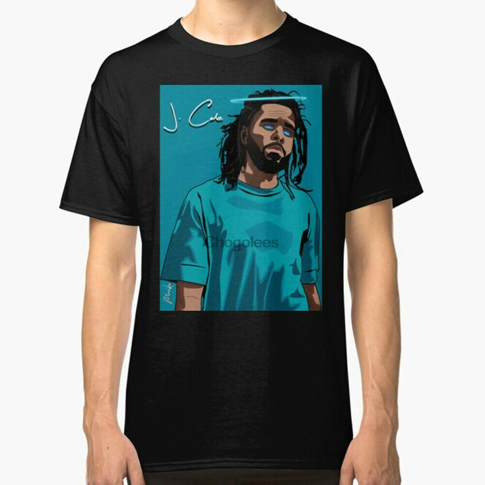 Футболка J.Cole для мужчин и женщин Мужская футболка в стиле хип-хоп унисекс небеса