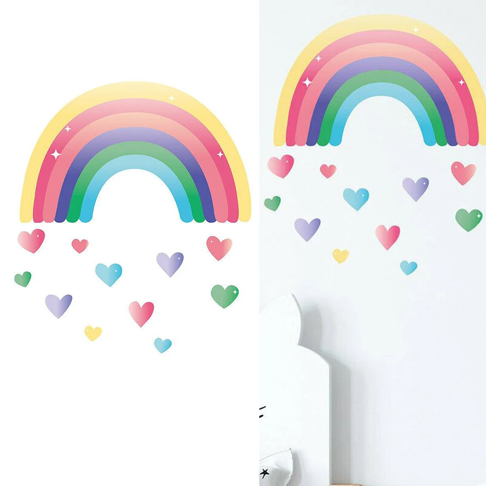 Love Heart Wall Sticker Removable Children Room Nursery Wall Decal Art Decals Stickers Rainbow Wall Sticker Colourful Decor
Love Heart Wall Sticker Removable Children Room Nursery Wall Decal Art Decals Stickers Rainbow Wall Sticker Colourful Decor