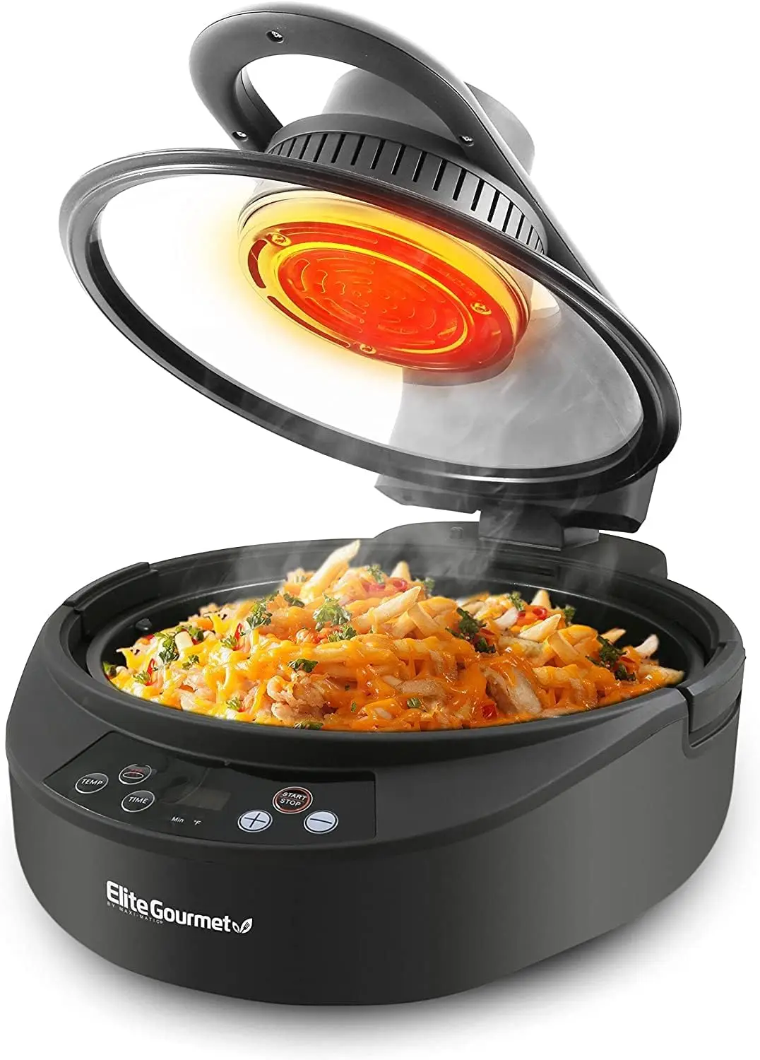 Цифровая воздушная фритюрница 5Qt, Sears, Bakes, Roast, Top & Bottom, безмасляная безвредная плита, настройки температуры/таймера, без пфоа, I
Цифровая воздушная фритюрница 5Qt, Sears, Bakes, Roast, Top & Bottom, безмасляная безвредная плита, настройки температуры/таймера, без пфоа, I
