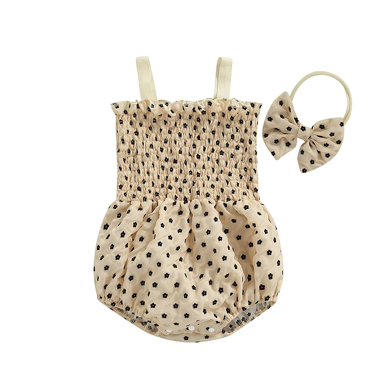 Летний комбинезон для маленьких девочек 2 шт., боди на бретельках без рукавов с цветочным принтом, одежда с бантом и повязкой на голову, повсе...
Летний комбинезон для маленьких девочек 2 шт., боди на бретельках без рукавов с цветочным принтом, одежда с бантом и повязкой на голову, повсе...