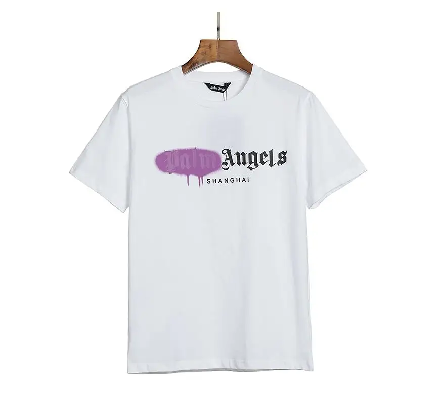 22SS New Unisex Men Women O Neck Short Sleeve T Shirt Palm Angels Graffiti Spray Paint Cotton Shirt Boyfriend Gift
22SS New Unisex Men Women O Neck Short Sleeve T Shirt Palm Angels Graffiti Spray Paint Cotton Shirt Boyfriend Gift