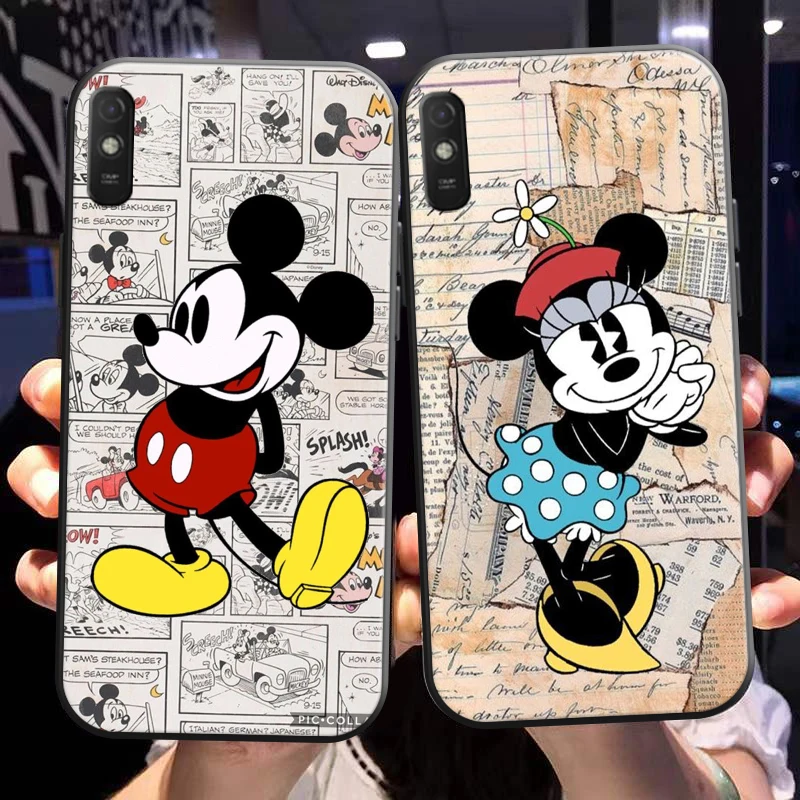Cartoon Duck Mickey Minnie Mouse For Xiaomi Redmi 9A Phone Case For Redmi 9AT Case Liquid Silicon Coque Funda Black Soft
Cartoon Duck Mickey Minnie Mouse For Xiaomi Redmi 9A Phone Case For Redmi 9AT Case Liquid Silicon Coque Funda Black Soft