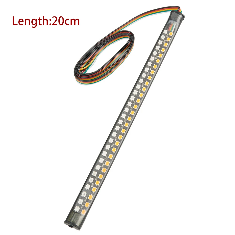 20cm Strip Lights DRL LED Lamp Red+Yellow Anti-corrosion Motorcycle Replacement Turn Signal Waterproof Durable
20cm Strip Lights DRL LED Lamp Red+Yellow Anti-corrosion Motorcycle Replacement Turn Signal Waterproof Durable