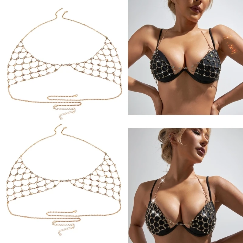 Sexy Crystal Rhinestones Body Jewelry Fashion Bikini Chain Hollow-Out Underwear-Bra Designs Summer-Beach Bra-Chain
Sexy Crystal Rhinestones Body Jewelry Fashion Bikini Chain Hollow-Out Underwear-Bra Designs Summer-Beach Bra-Chain