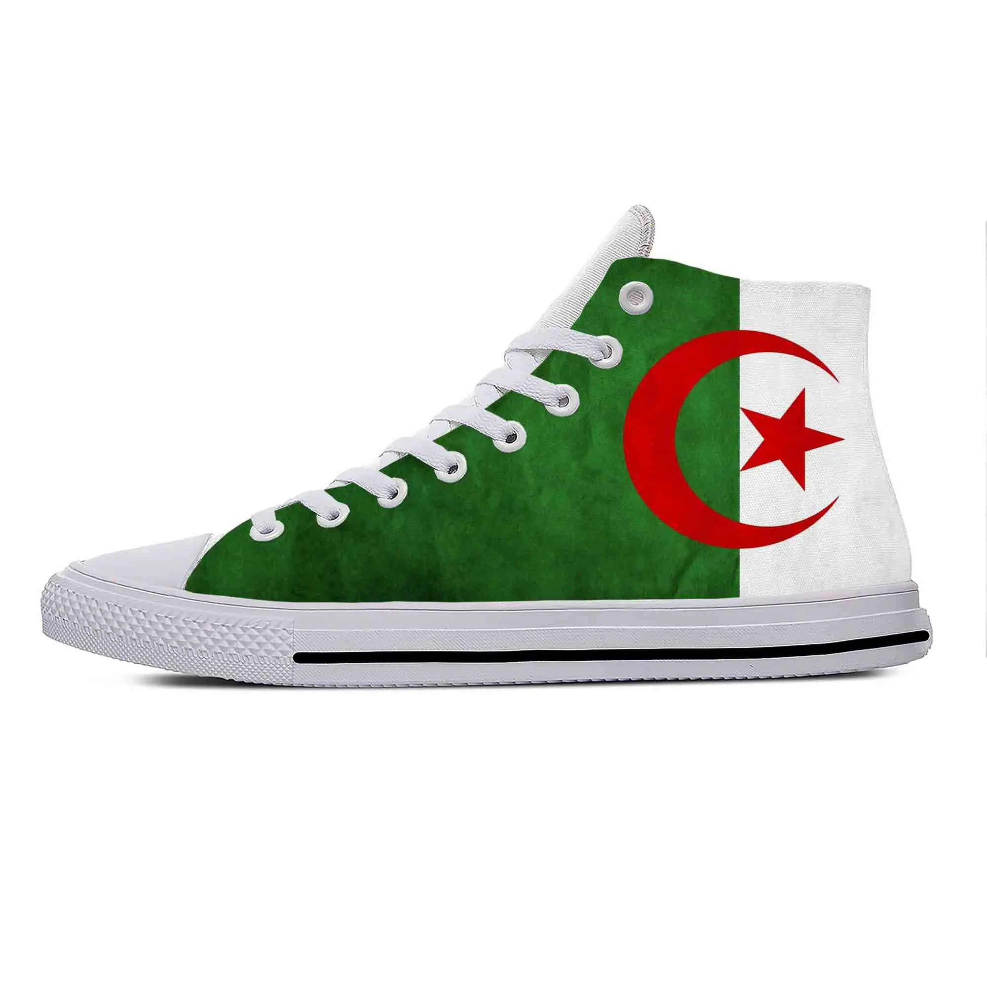 Hot Algeria Algerian Flag Patriotic Funny Fashion Casual Cloth Shoes High Top Lightweight Breathable 3D Print Men Women Sneakers 
Hot Algeria Algerian Flag Patriotic Funny Fashion Casual Cloth Shoes High Top Lightweight Breathable 3D Print Men Women Sneakers
