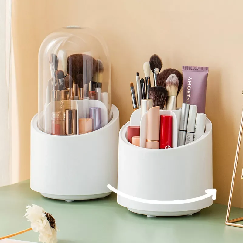 2023 Multifunction 360° Rotating Pen Holder Pencil Makeup Brush Bucket Dust-proof Cosmetic Storage Box Compartment Desktop Orga
2023 Multifunction 360° Rotating Pen Holder Pencil Makeup Brush Bucket Dust-proof Cosmetic Storage Box Compartment Desktop Orga
