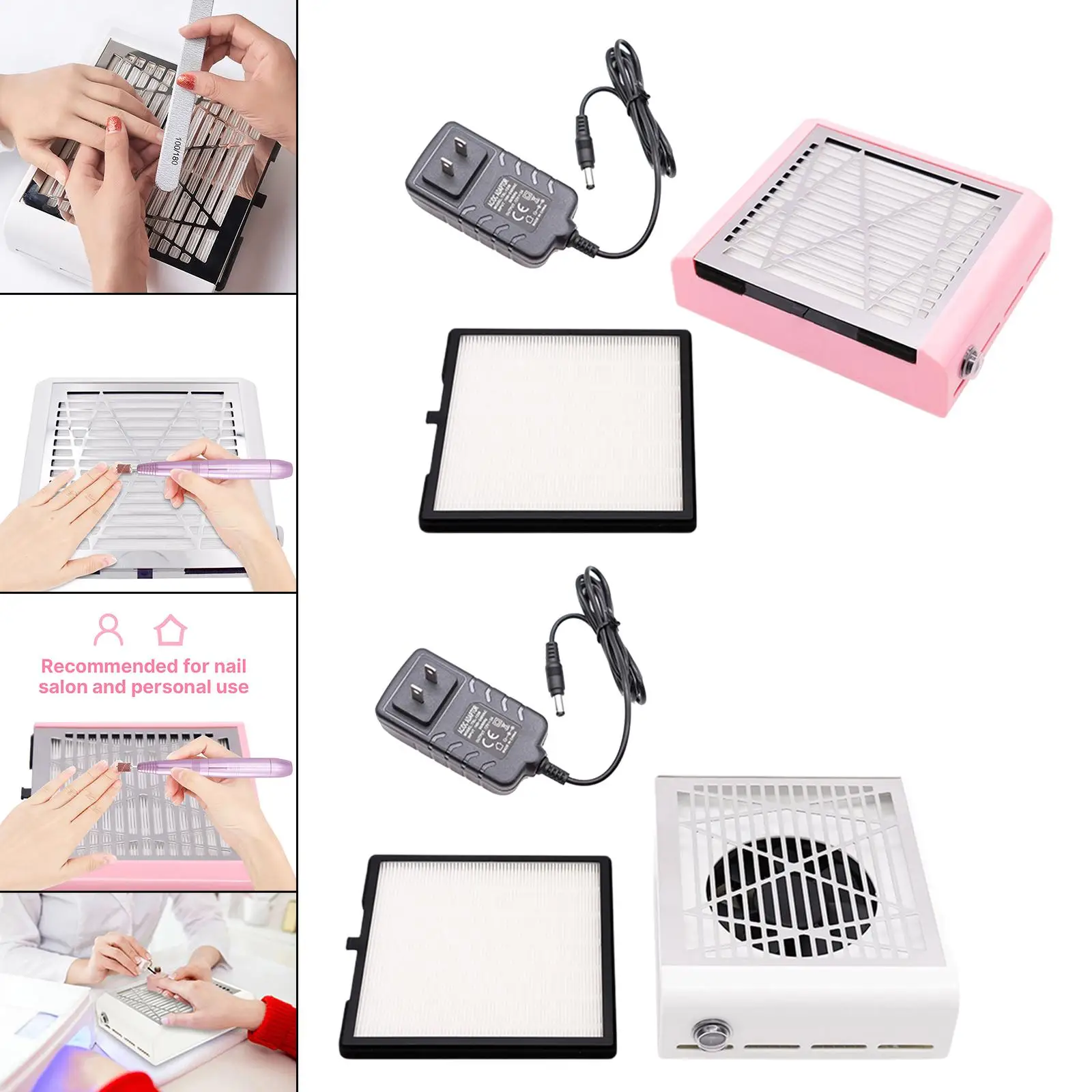 Nail Dust Collector Nail Dust Remover Nail Vacuum Suction Fan Dust Extractor for Manicure
Nail Dust Collector Nail Dust Remover Nail Vacuum Suction Fan Dust Extractor for Manicure