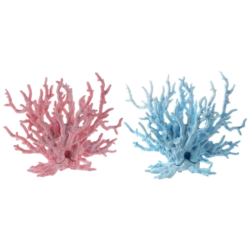2Pcs Coral Shaped Decoration Ornament For Aquarium Fish Tank Pink & Light Blue
2Pcs Coral Shaped Decoration Ornament For Aquarium Fish Tank Pink & Light Blue