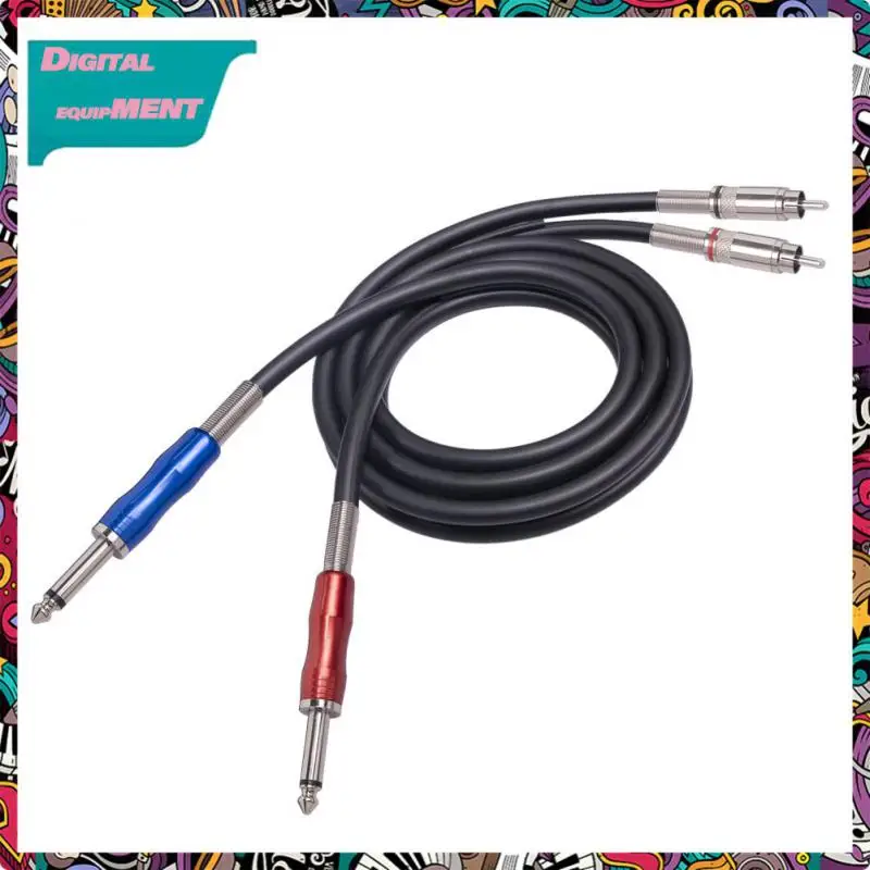 Firm Male Jack Digital Audio Cable Fast Transmission 1/4 Mono Dual 6.35 Ts To 2rca Cable Audio Connection Cable
Firm Male Jack Digital Audio Cable Fast Transmission 1/4 Mono Dual 6.35 Ts To 2rca Cable Audio Connection Cable