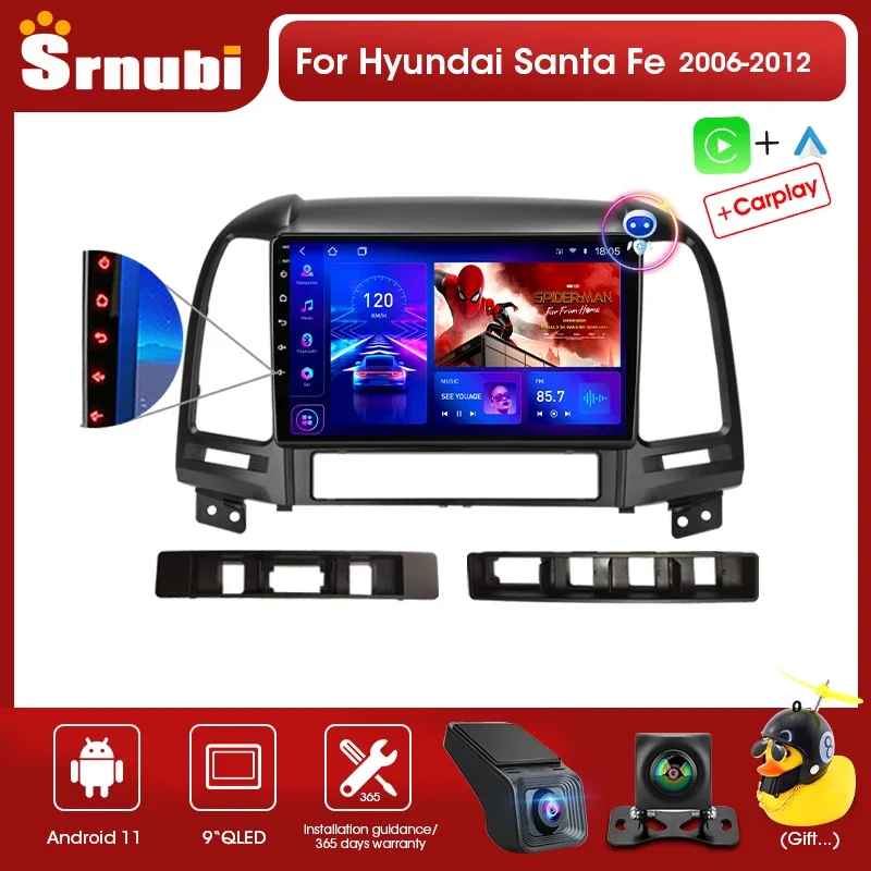 Srnubi Android 11,0 автомобильное радио для Hyundai Santa Fe 2006-2012 мультимедийный видеоплеер 2Din 4G GPS навигация Carplay головное устройство
Srnubi Android 11,0 автомобильное радио для Hyundai Santa Fe 2006-2012 мультимедийный видеоплеер 2Din 4G GPS навигация Carplay головное устройство