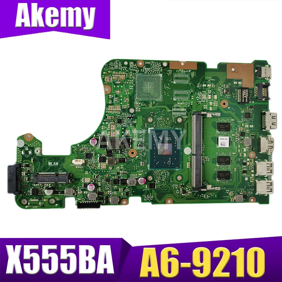 90NB0D20-R00010 For Asus X555QG X555Q X555B X555BP K555B A555B X555QA X555BA Mainboard Motherboard 8G/A6-9210
90NB0D20-R00010 For Asus X555QG X555Q X555B X555BP K555B A555B X555QA X555BA Mainboard Motherboard 8G/A6-9210