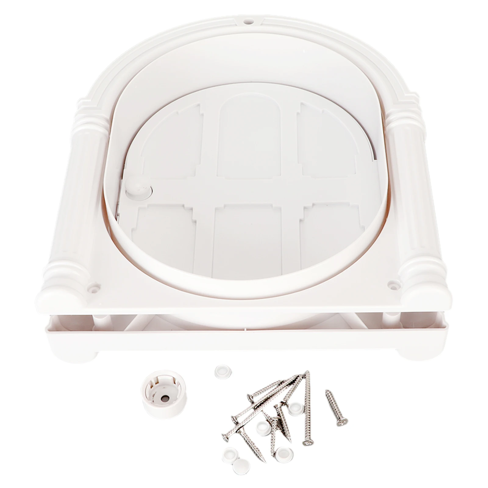 Arched Cat Door ABS Easy DIY Installation Safe Durable Flapless Pet Interior Door for Cats Puppy White
Arched Cat Door ABS Easy DIY Installation Safe Durable Flapless Pet Interior Door for Cats Puppy White