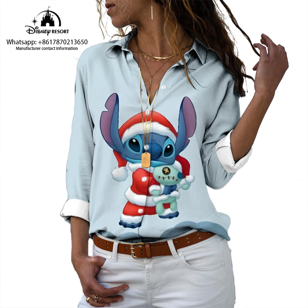 2022 Fall New Women's Boho Christmas Disney Brand Mickey and Minnie Anime Harajuku Style Hip Hop Shirts Fashion Casual Tops
2022 Fall New Women's Boho Christmas Disney Brand Mickey and Minnie Anime Harajuku Style Hip Hop Shirts Fashion Casual Tops