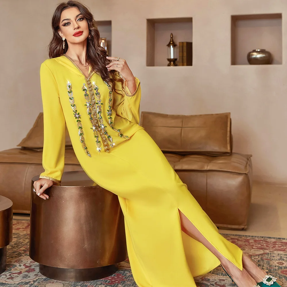 Eid Djellaba Femme Caftan Marocain абайя, арабское женское мусульманское платье Дубай Свадебные платья Кафтан Марокканская мусульманская одежда
Eid Djellaba Femme Caftan Marocain абайя, арабское женское мусульманское платье Дубай Свадебные платья Кафтан Марокканская мусульманская одежда