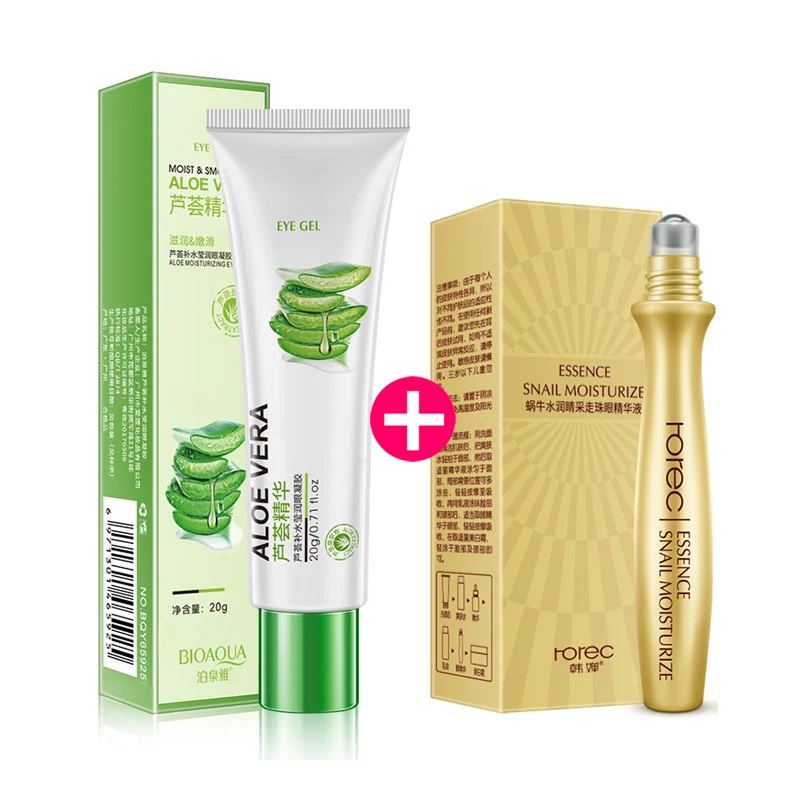2pcs Aloe Vera Gel Snail Serum Eye Cream Anti-Aging Anti Skin Moisturizing Beauty Anti Dark Circles Skin Care Korean Cosmetics
2pcs Aloe Vera Gel Snail Serum Eye Cream Anti-Aging Anti Skin Moisturizing Beauty Anti Dark Circles Skin Care Korean Cosmetics