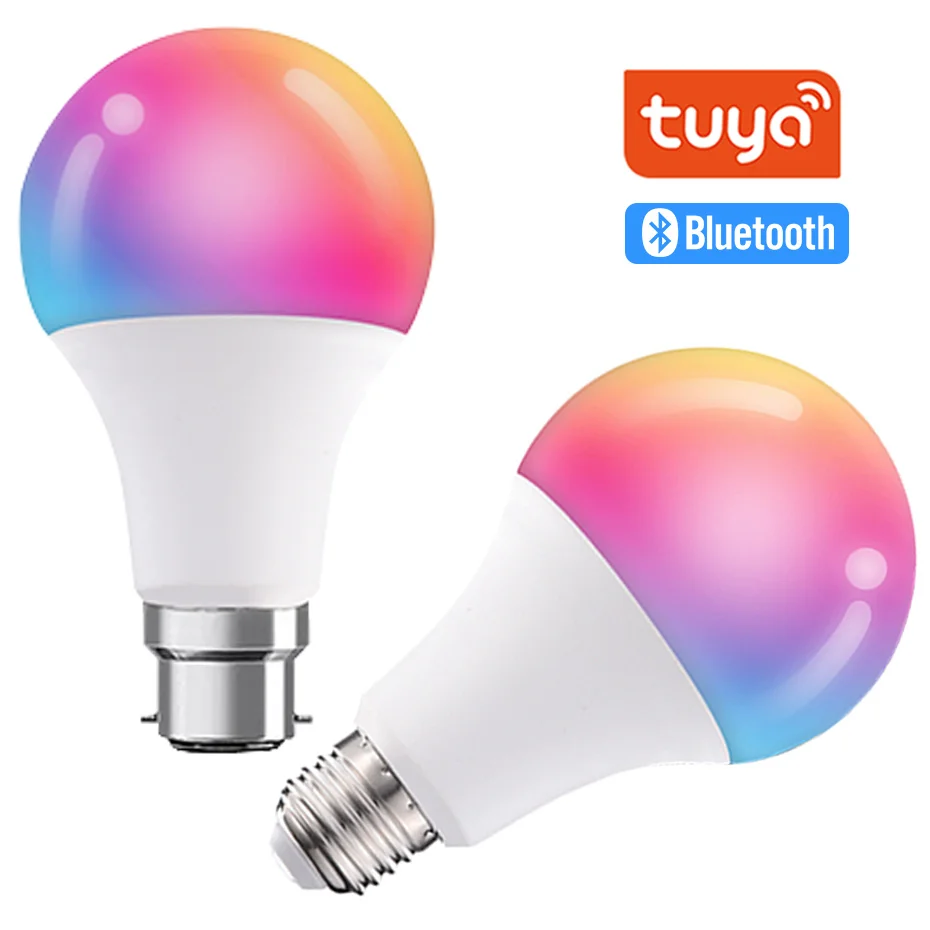 Светодиодная лампа Tuya Bluetooth, 15 Вт, E27, B22, RGB, умные лампочки, AC85-265V, лампа с регулируемой яркостью, музыкальный режим, управление через приложен...
Светодиодная лампа Tuya Bluetooth, 15 Вт, E27, B22, RGB, умные лампочки, AC85-265V, лампа с регулируемой яркостью, музыкальный режим, управление через приложен...