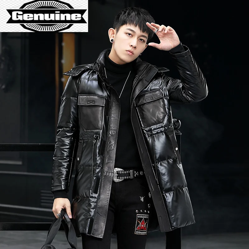 Genuine Cowhide Leather Jacket 2023 Men Down Jackets Thick Windbreaker Winter Coat Motorcycle Parka Hommes Veste LXR1013
Genuine Cowhide Leather Jacket 2023 Men Down Jackets Thick Windbreaker Winter Coat Motorcycle Parka Hommes Veste LXR1013