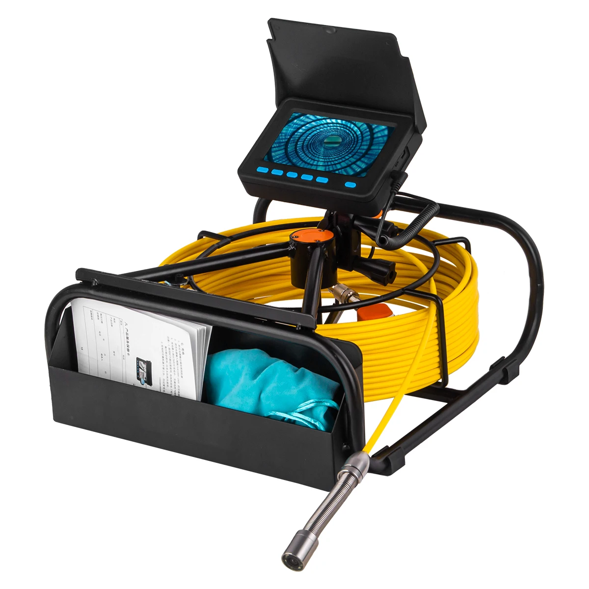 4.3 Inch Hd 1080P Colors Display Screen Dvr Tf Card 20M Cable Battery Municipal Pipeline Wireless H6 50Mm Pipe Inspection Camera
4.3 Inch Hd 1080P Colors Display Screen Dvr Tf Card 20M Cable Battery Municipal Pipeline Wireless H6 50Mm Pipe Inspection Camera