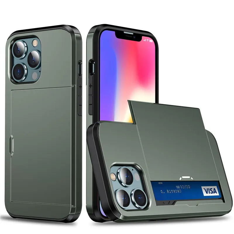 Slide Card Bag Armor Phone Case for IPhone 12 11 13 Pro Max XR XS Max X 7 8 Plus 12 13 Pro 11 Shockproof Wallet Hard Back Cover
Slide Card Bag Armor Phone Case for IPhone 12 11 13 Pro Max XR XS Max X 7 8 Plus 12 13 Pro 11 Shockproof Wallet Hard Back Cover