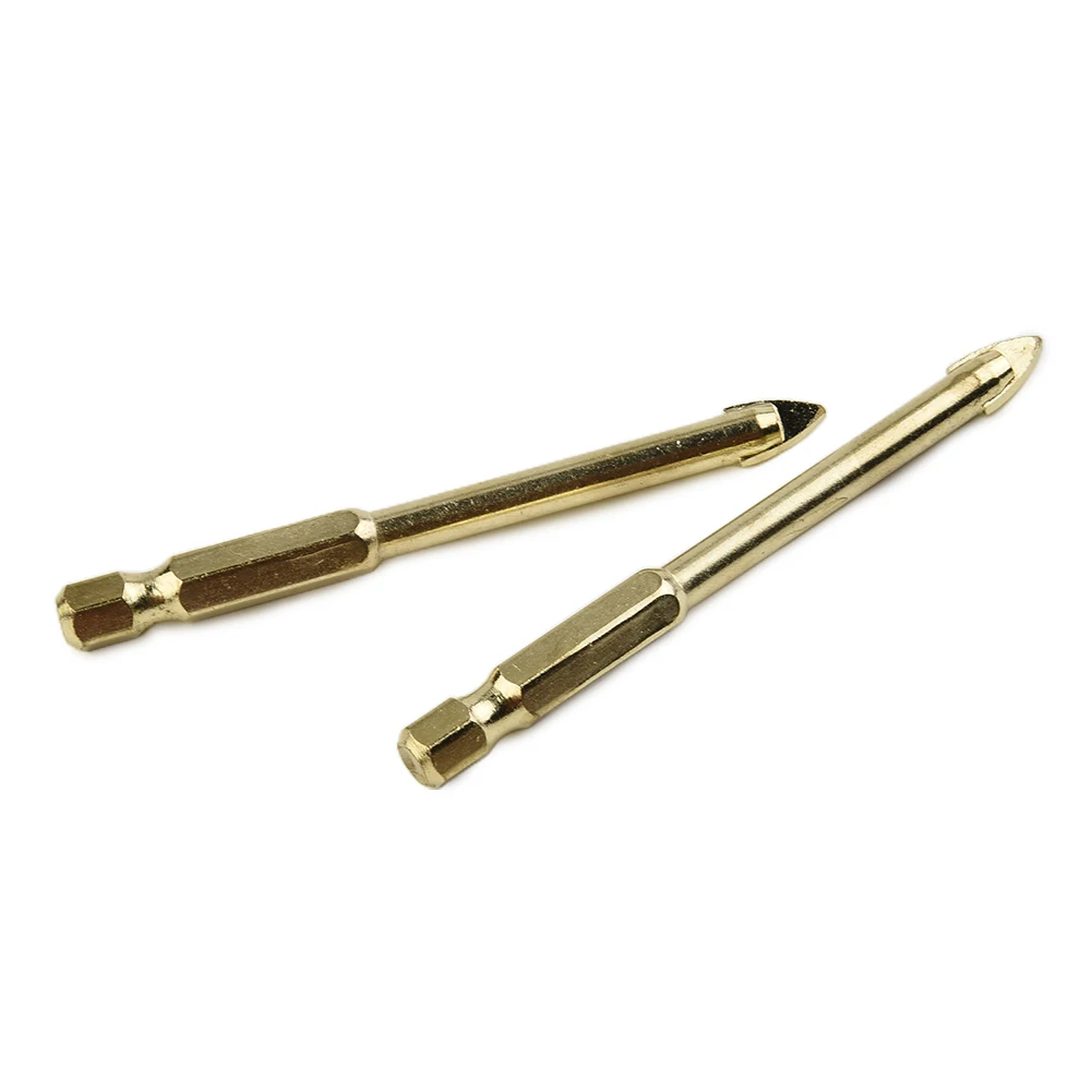 10pcs 6mm Titanium Superhard Alloy Ceramic Tile Glass Drill Bits Spear Head Hexagon Flat Drill Power Tool Cement Wall Drill Bit
10pcs 6mm Titanium Superhard Alloy Ceramic Tile Glass Drill Bits Spear Head Hexagon Flat Drill Power Tool Cement Wall Drill Bit