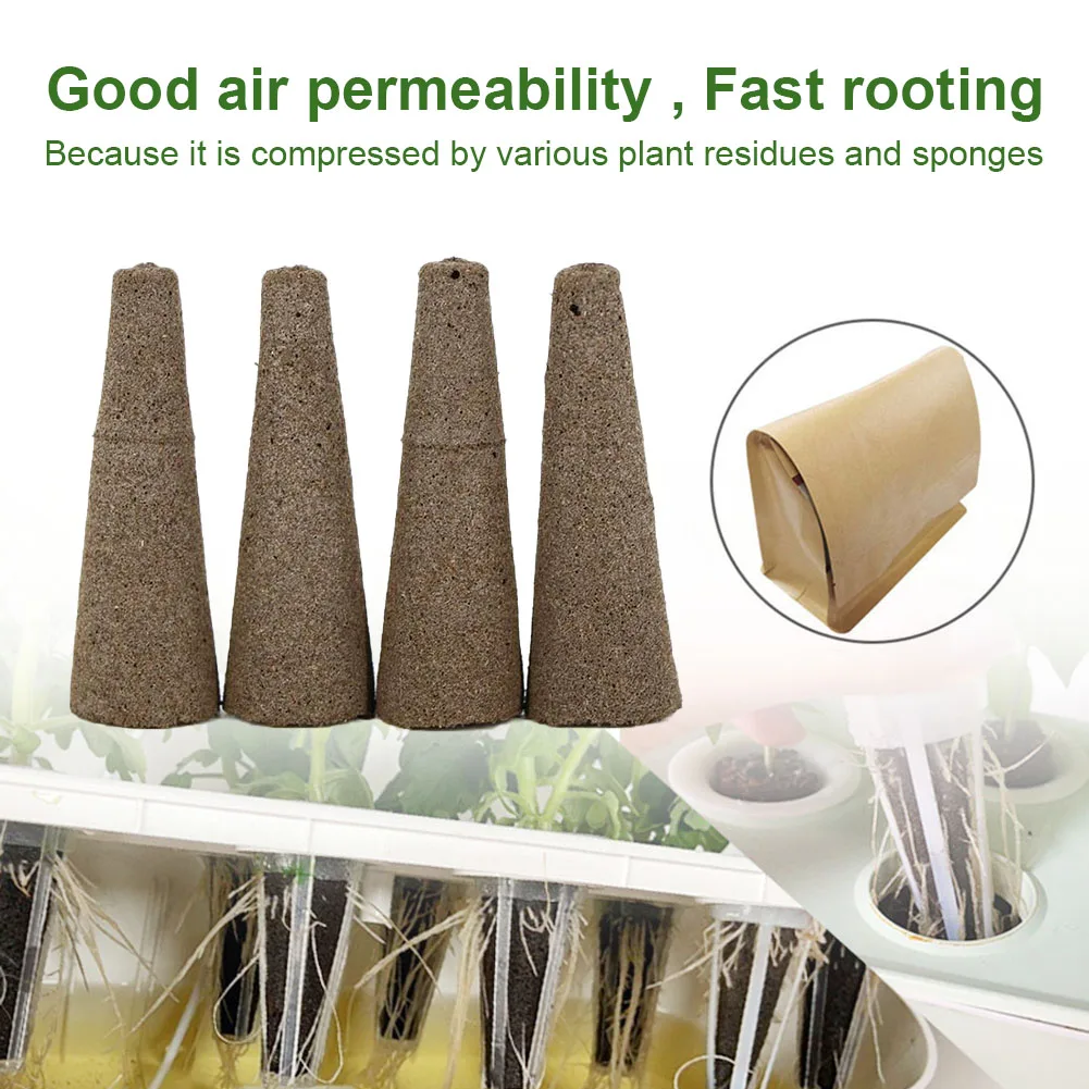 High Quality 50Pcs Grow Sponges Eco-Friendly Plant Growth Replacement Sponges Seed Root Starting Plugs For Garden System
High Quality 50Pcs Grow Sponges Eco-Friendly Plant Growth Replacement Sponges Seed Root Starting Plugs For Garden System