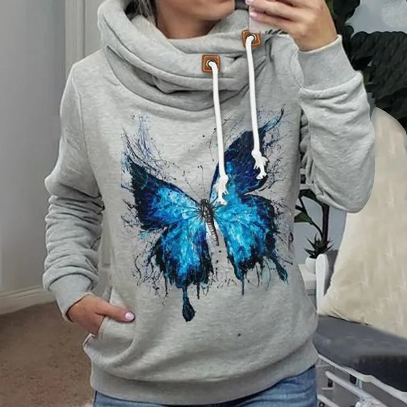 Black Grey Fashion Butterfly Print White Oversized Soild Color Ladies Sweatshirt Casual Long Sleeve Pullover Ladies Sweatshirt
Black Grey Fashion Butterfly Print White Oversized Soild Color Ladies Sweatshirt Casual Long Sleeve Pullover Ladies Sweatshirt