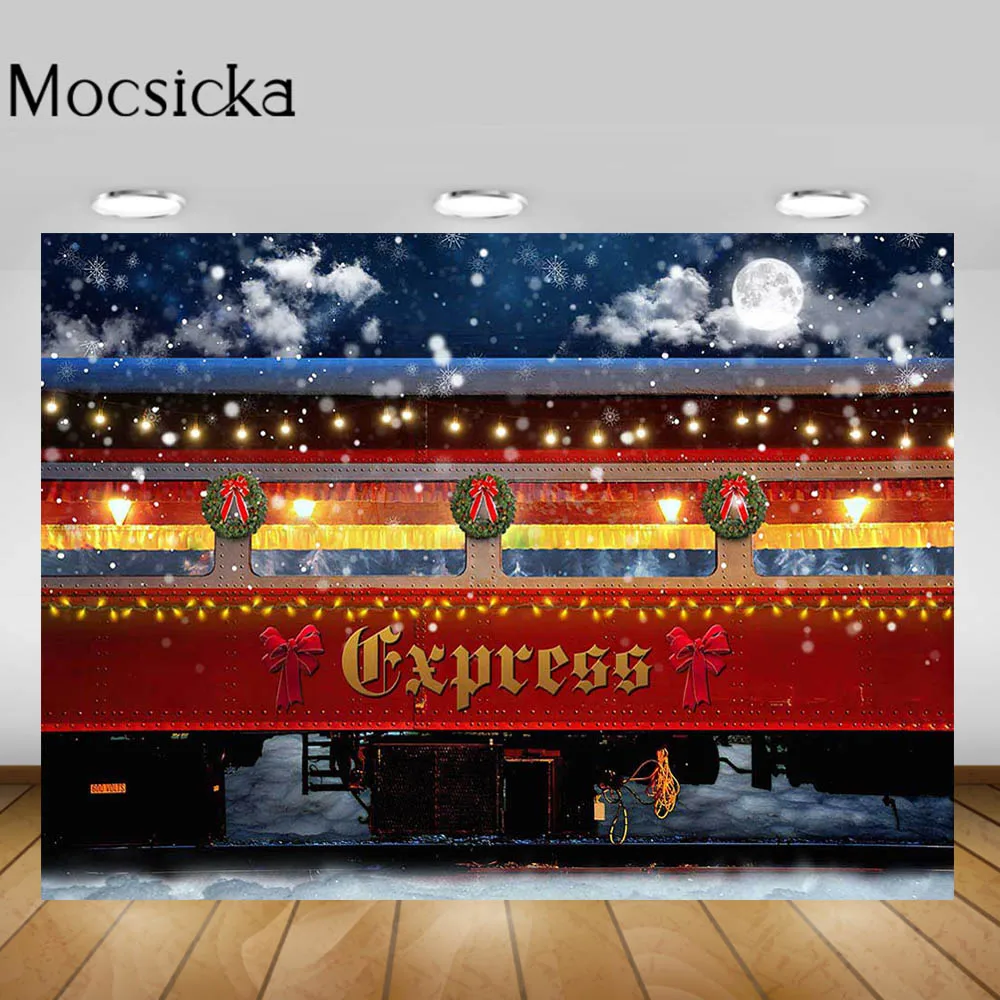 Mocsicka фоны для фотосъемки с рождественским поездом зимние снежные ночи фоны для фотосъемки семейный портрет фон для фотосъемки реквизит для студии
Mocsicka фоны для фотосъемки с рождественским поездом зимние снежные ночи фоны для фотосъемки семейный портрет фон для фотосъемки реквизит для студии