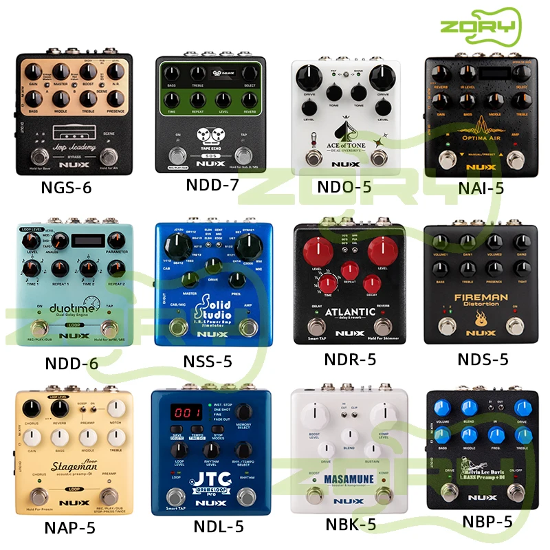 NUX NGS-6 Verdugo Series Stompbox NAI-5 NBP-5 NSS-5 NDL-5 NDO-5 NDR-5 NDD-7 NDD-6 Guitar Accessories Various Models Are Availabl
NUX NGS-6 Verdugo Series Stompbox NAI-5 NBP-5 NSS-5 NDL-5 NDO-5 NDR-5 NDD-7 NDD-6 Guitar Accessories Various Models Are Availabl