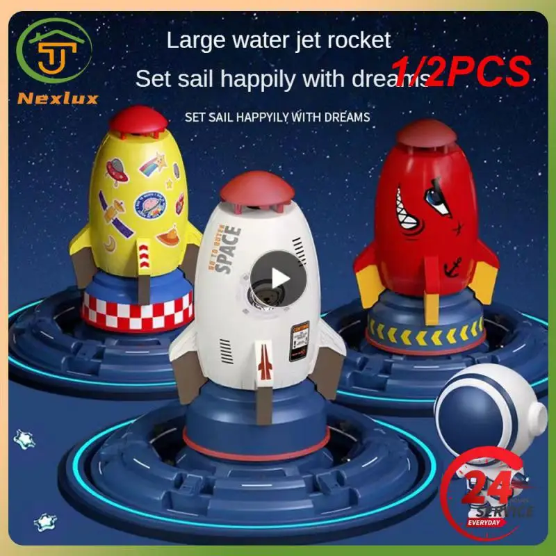 1/2PCS Rocket Launcher Toys Outdoor Rocket Water Pressure Lift Sprinkler Toy Fun Interaction In Garden Lawn Water Spray Toys for
1/2PCS Rocket Launcher Toys Outdoor Rocket Water Pressure Lift Sprinkler Toy Fun Interaction In Garden Lawn Water Spray Toys for