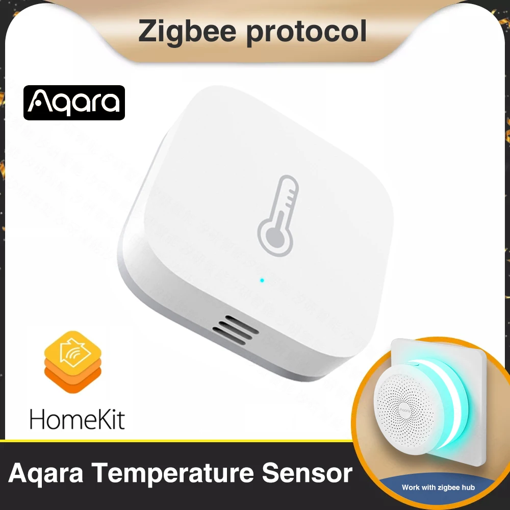 Aqara Smart Temperature Sensor wifi thermostat Air Pressure Temperature Humidity Zigbee sensor app smart home Sensor
Aqara Smart Temperature Sensor wifi thermostat Air Pressure Temperature Humidity Zigbee sensor app smart home Sensor