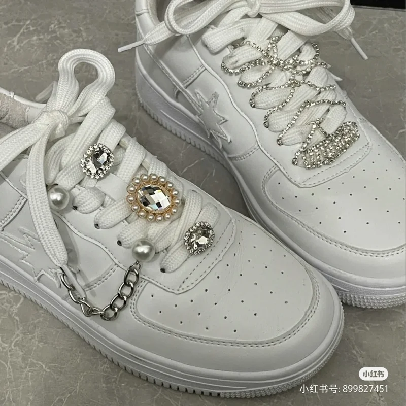 Брендовые дизайнерские подвески для обуви Nike Air Force 1 украшения сделай сам шнурки