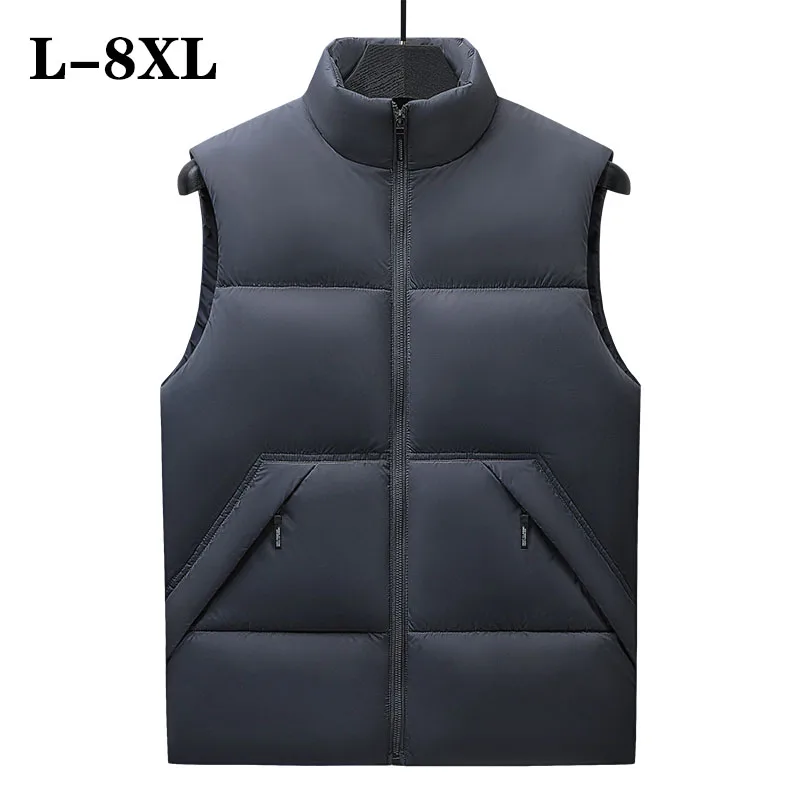 8XL Mens Winter Sleeveless Jacket Men Down Vest Men's Warm Thick Hooded Coats Male Cotton-Padded Work Waistcoat Gilet Homme Vest
8XL Mens Winter Sleeveless Jacket Men Down Vest Men's Warm Thick Hooded Coats Male Cotton-Padded Work Waistcoat Gilet Homme Vest