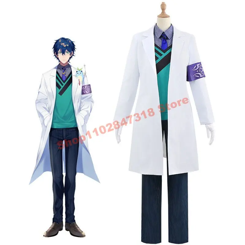 Nijisanji Leos Vincent Cosplay Costume Virtual YouTuber Mad Scientist Uniform Suits Eden VTuber Anime Clothing
Nijisanji Leos Vincent Cosplay Costume Virtual YouTuber Mad Scientist Uniform Suits Eden VTuber Anime Clothing