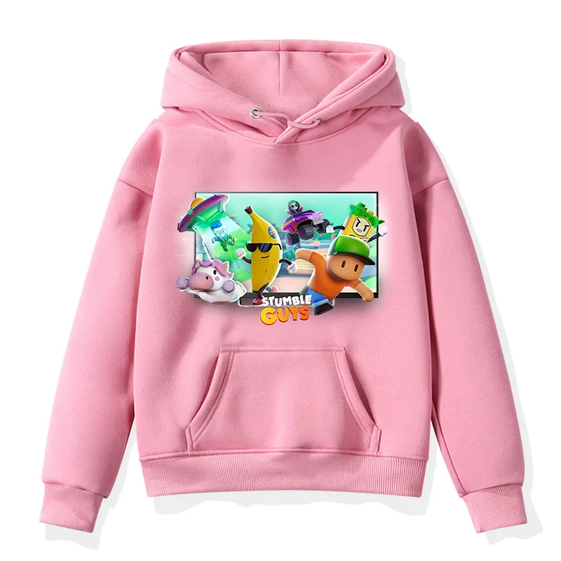 Kids Game Stumble Guys Print Hoodies Spring Children Cartoon Pullover Harajuku Sweatshirts Boys Girls Hoodie Teenager Sportwear
Kids Game Stumble Guys Print Hoodies Spring Children Cartoon Pullover Harajuku Sweatshirts Boys Girls Hoodie Teenager Sportwear