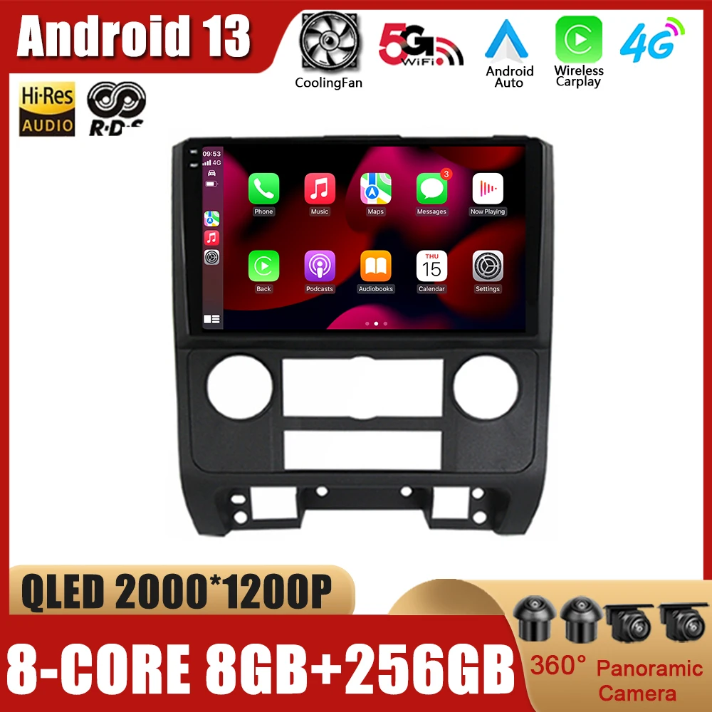 Автомагнитола мультимедийный плеер навигация GPS DSP Android 13 для Ford Escape 2007-2012 Carplay 4G WIFI
Автомагнитола мультимедийный плеер навигация GPS DSP Android 13 для Ford Escape 2007-2012 Carplay 4G WIFI