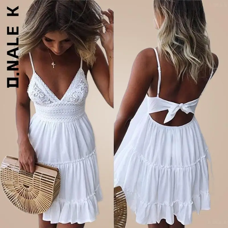 D.Nale K V Neck Party Sundress Black Yellow Pink Summer Sexy Women Dress Strappy Lace White Mini Dresses Female Ladies Beach
D.Nale K V Neck Party Sundress Black Yellow Pink Summer Sexy Women Dress Strappy Lace White Mini Dresses Female Ladies Beach