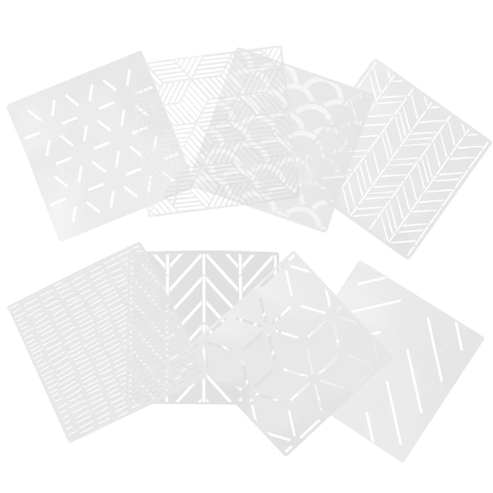8 Pcs Floor Stencils Painting Floors Concrete Wall Template Mold White Pte Environmental Protection
8 Pcs Floor Stencils Painting Floors Concrete Wall Template Mold White Pte Environmental Protection